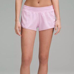 LULULEMON VITAPINK HOTTY HOT LOW-RISE 2.5" SHORTS